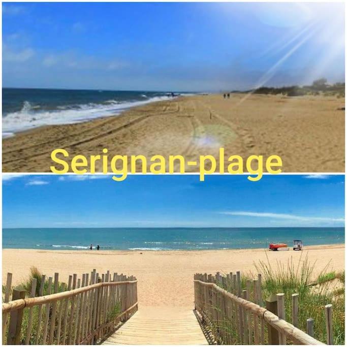 Un Bol D'Air Frais Et De Soleil Entre Campagne Et Plage Villa Béziers Eksteriør billede